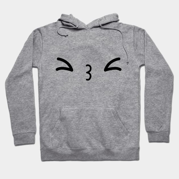 Kawaii kissy face Hoodie by DeeDeeCro